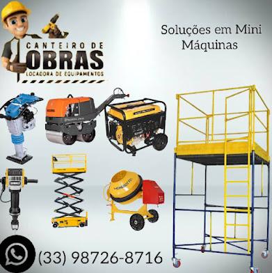 Canteiro de Obras - Locadora de Maquinas e Equipamentos Para Construção Civil - Foto 3